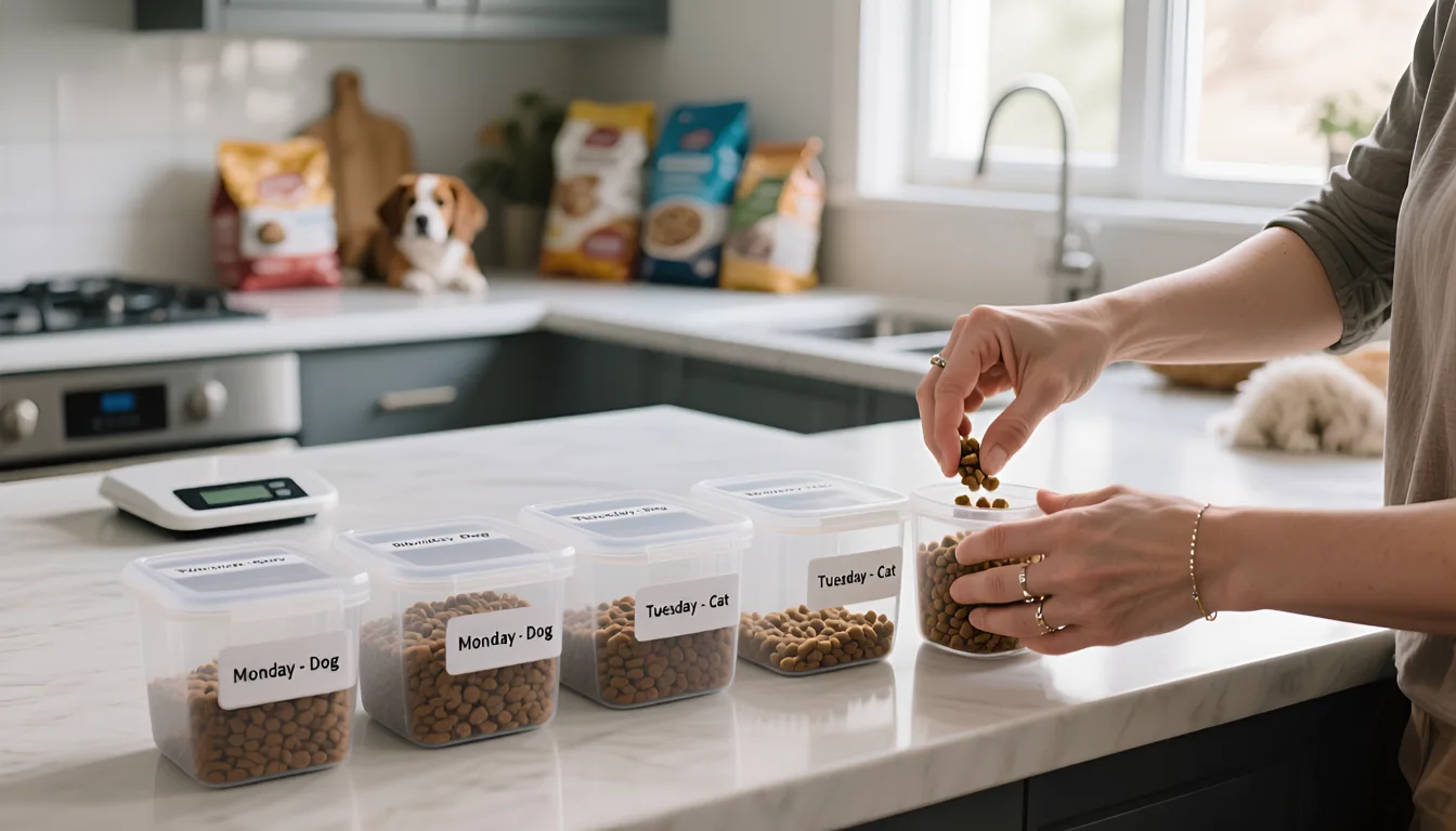 Meal Prep for Busy Pet Owners: A Weekly Feeding System
